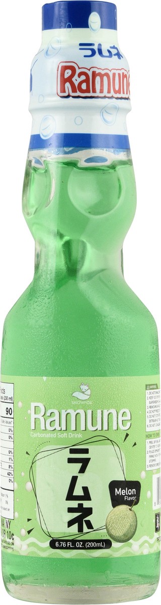 slide 15 of 15, Ramune Carbonated Melon Flavor Soft Drink 6.76 fl oz, 6.76 fl oz