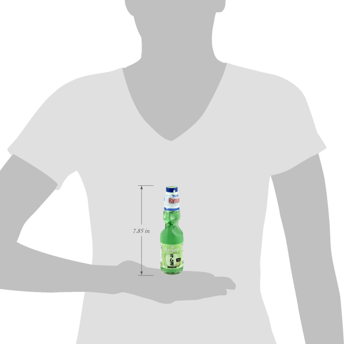 slide 9 of 15, Ramune Carbonated Melon Flavor Soft Drink 6.76 fl oz, 6.76 fl oz