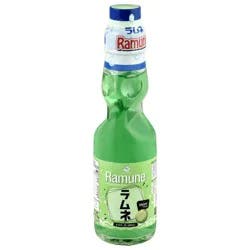 Ramune Carbonated Melon Flavor Soft Drink 6.76 fl oz