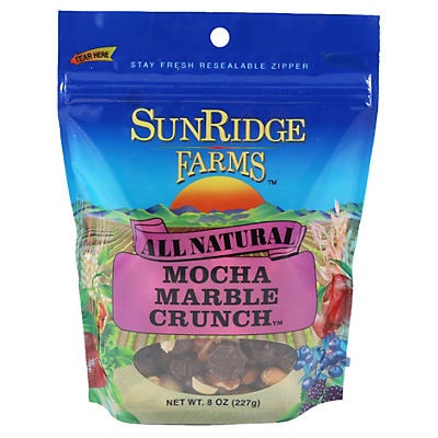 slide 1 of 1, SunRidge Farms Mocha Marble Crunch, 8 oz