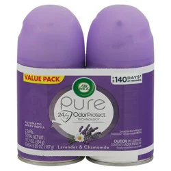 Air Wick Pure Value Pack Lavender & Chamomile Automatic Spray Refill Value Pack 2 ea