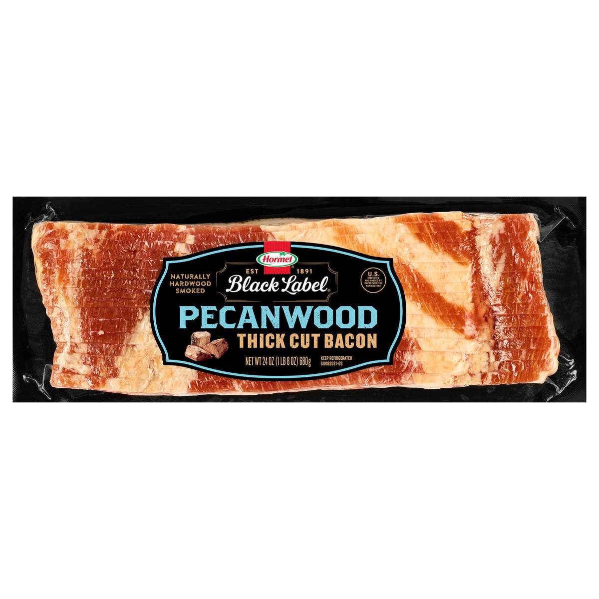 slide 3 of 7, HORMEL BLACK LABEL Bacon Pecanwood Original, 