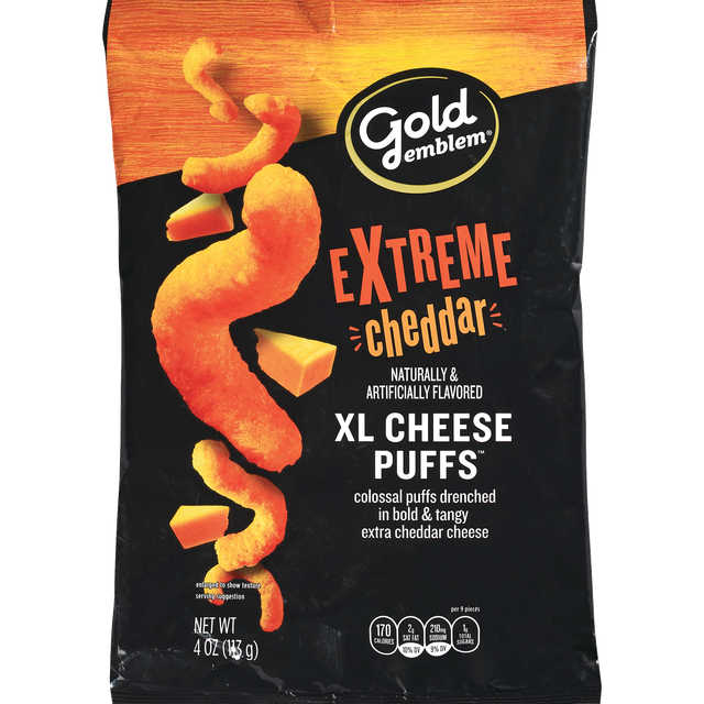 slide 1 of 1, GE Extreme Cheese Puffs, 1 ct