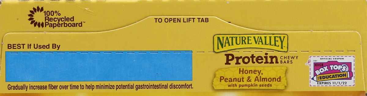 slide 4 of 6, Nature Valley Protein Honey Peanut & Almond Chewy Bars 5 ea, 5 ct