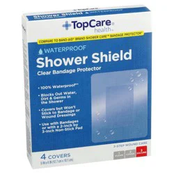 TopCare Waterproof Shower Shield Clear Bandage Protector Covers