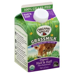 Organic Valley Grassmilk Half & Half 1 pt