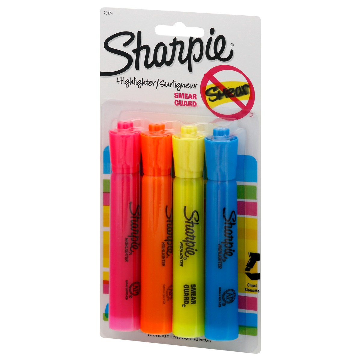 slide 6 of 11, Sharpie Assorted Highlighter 4 ea, 4 ct