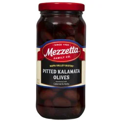 Mezzetta Napa Valley Bistro Pitted Kalamata Olives 16 fl oz