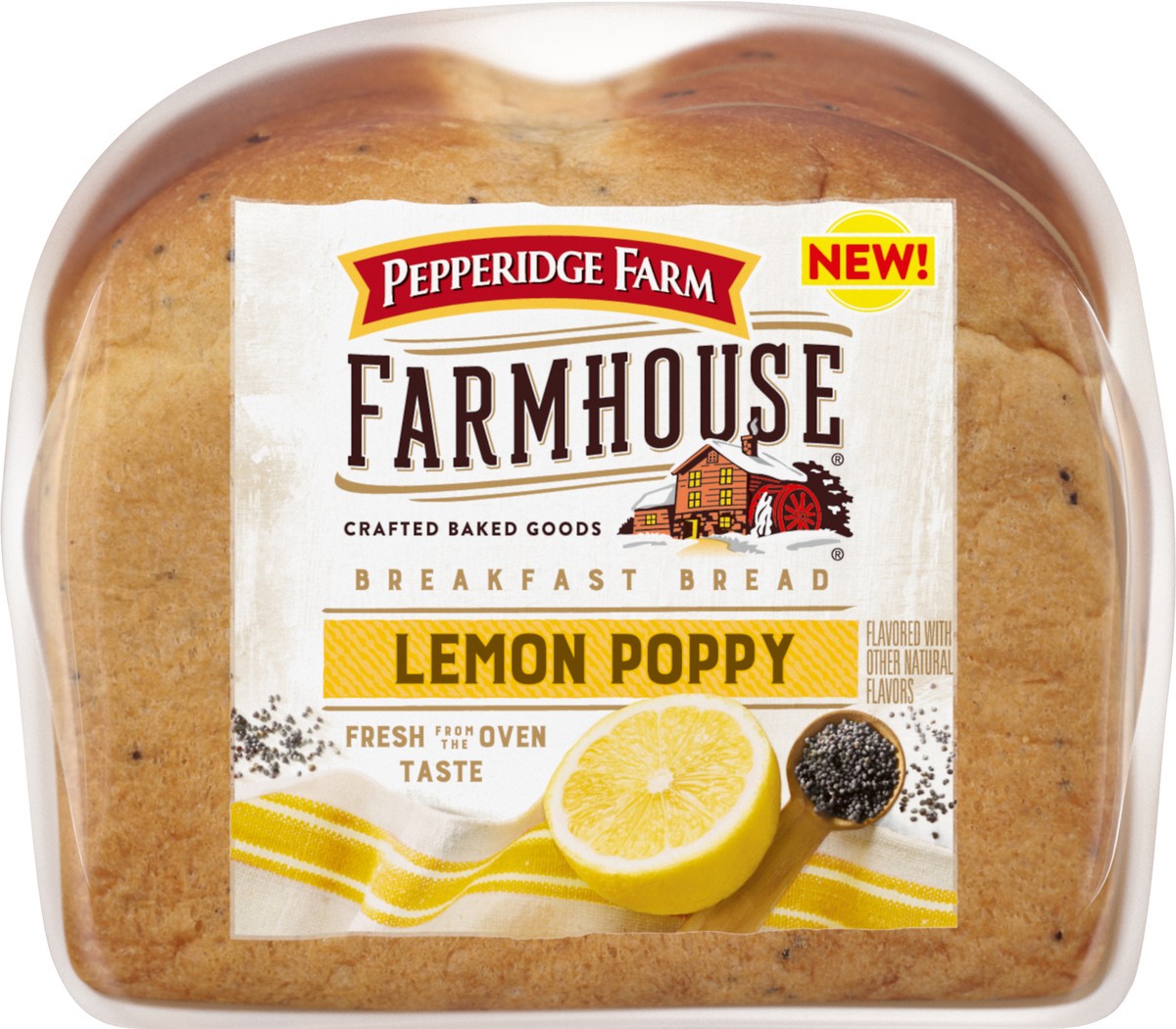 slide 4 of 7, Pepperidge Farm Farmhouse Lemon Poppy Breakfast Bread 16 oz, 16 oz