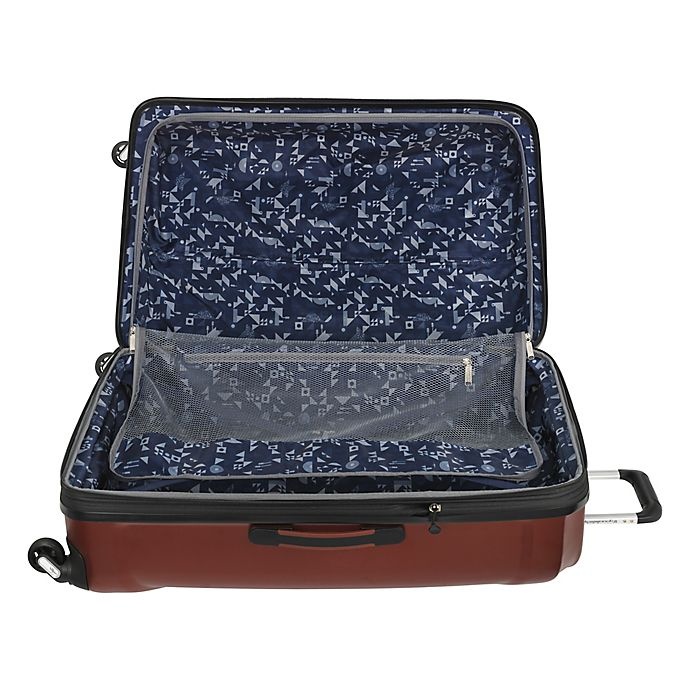 slide 4 of 9, Skyway Luggage Nimbus 3.0 Hardside Spinner Checked Luggage - Cranberry, 28 in