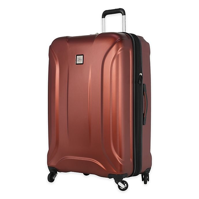 slide 1 of 9, Skyway Luggage Nimbus 3.0 Hardside Spinner Checked Luggage - Cranberry, 28 in