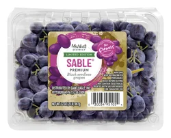 Market District Sable Black Seedless Grapes