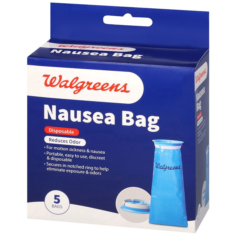 slide 4 of 5, Walgreens Nausea Bags, 5 ct
