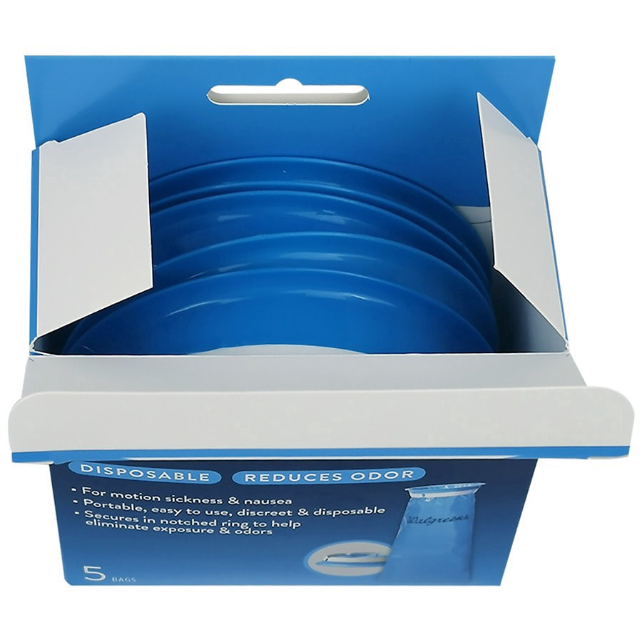 slide 3 of 5, Walgreens Nausea Bags, 5 ct