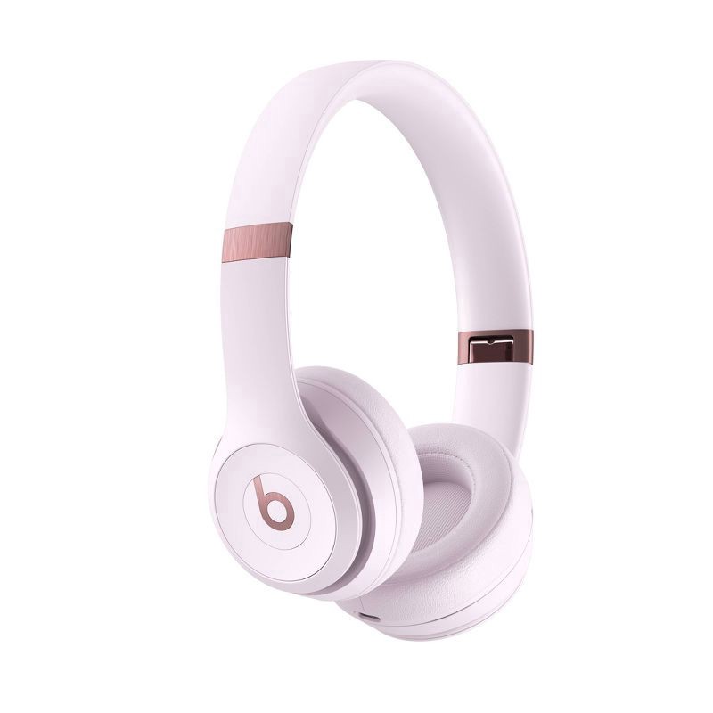 slide 8 of 9, Beats Solo 4 Bluetooth Wireless On-Ear Headphones - Cloud Pink, 1 ct