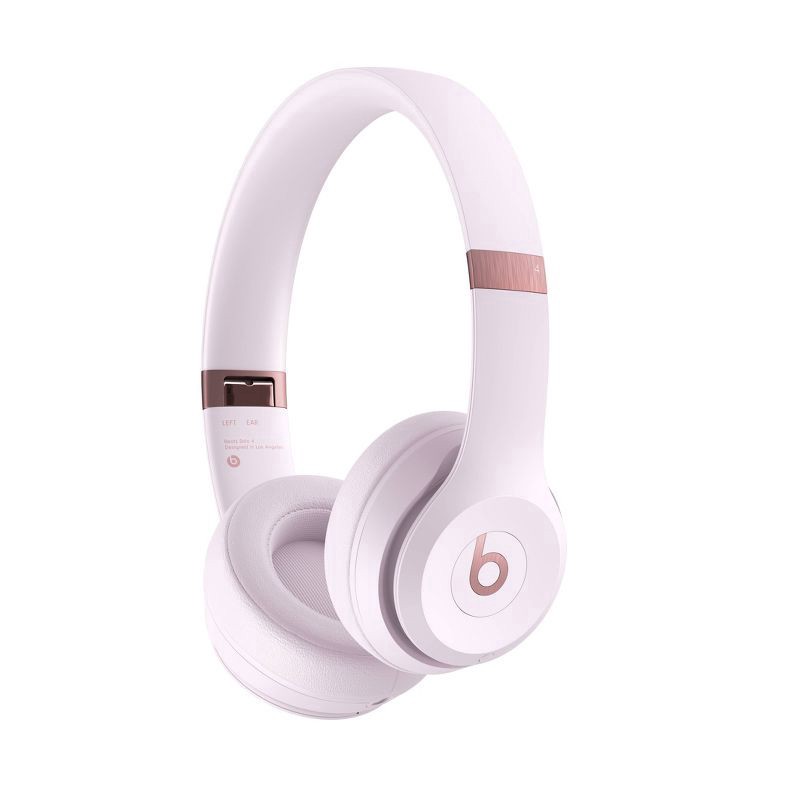 slide 9 of 9, Beats Solo 4 Bluetooth Wireless On-Ear Headphones - Cloud Pink, 1 ct