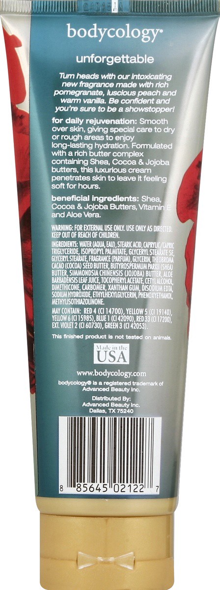 slide 2 of 3, bodycology Body Cream 8 oz, 8 oz