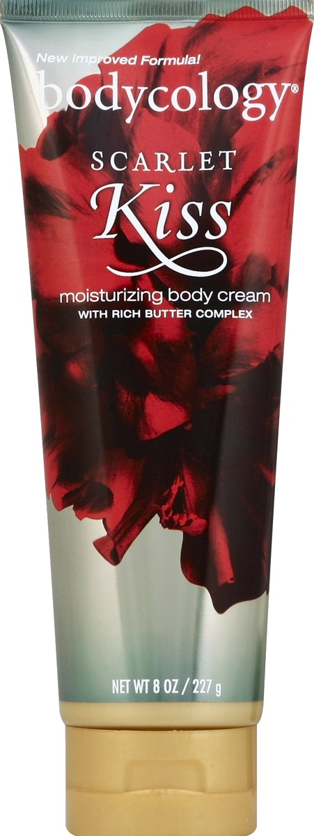 slide 3 of 3, bodycology Scarlet Kiss Moisturizing Body Cream, 8 oz