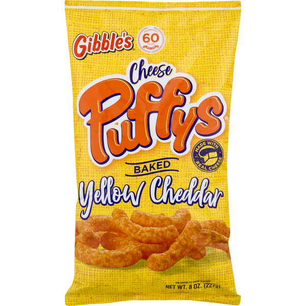 slide 1 of 1, Utz Original Cheese Flavored Puffys, 8 oz
