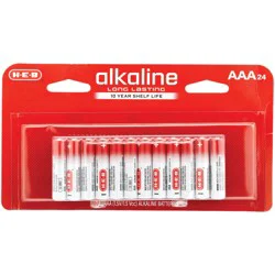 H-E-B Alkaline AAA Batteries