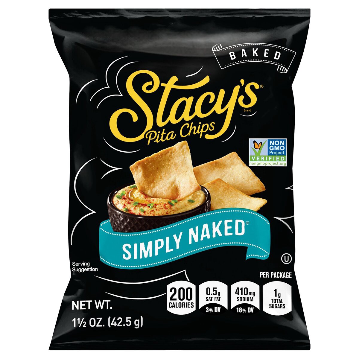 slide 1 of 3, Stacy's Pita Chips, 1.5 oz