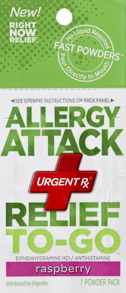slide 2 of 2, UrgentRx Allergy Attack Relief 1 ea, 1 ct
