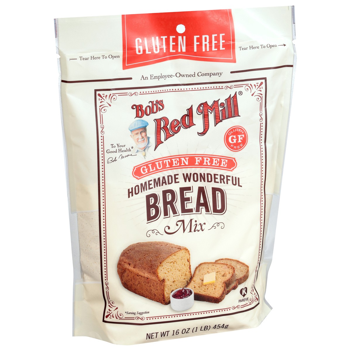 slide 6 of 9, Bob's Red Mill Gluten Free Homemade Wonderful Bread Mix 16 oz, 16 oz