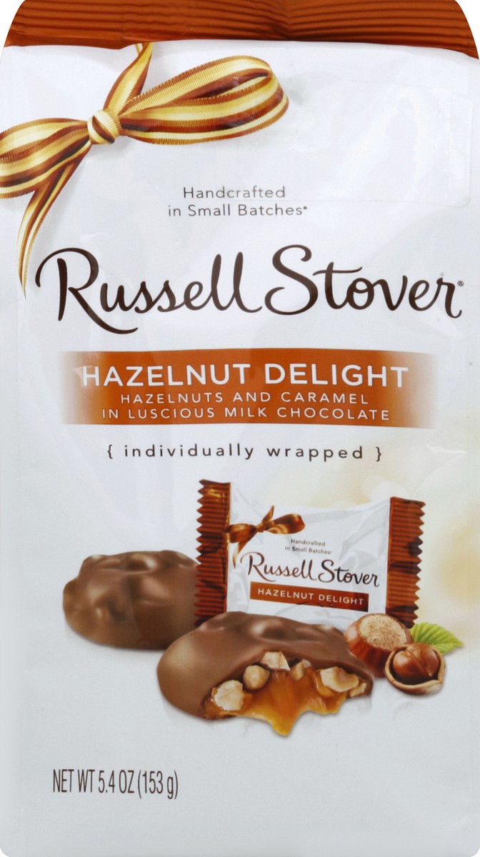 slide 7 of 7, Russell Stover Milk Chocolate Hazelnut Delight , 5.4 oz