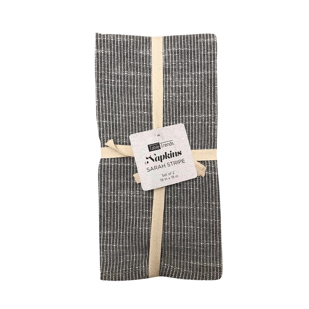 slide 1 of 1, Arlee Home Fashions Table Trends Napkins - Sarah Stripe, 2 ct