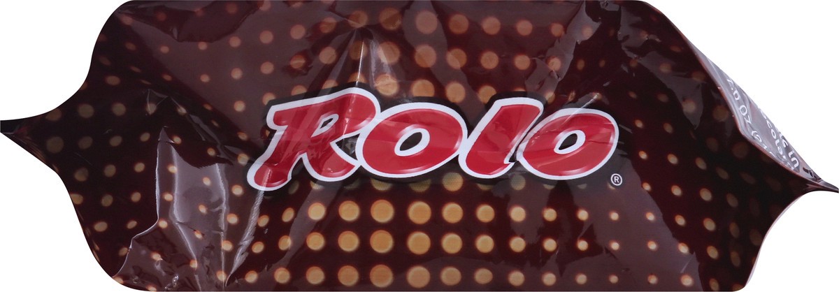 slide 4 of 7, Rolo Unwrapped Rich Chocolate Caramel Candy Resealable Bag, 7.6 oz, 7.6 oz