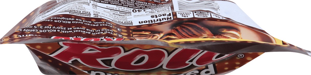slide 6 of 7, Rolo Unwrapped Rich Chocolate Caramel Candy Resealable Bag, 7.6 oz, 7.6 oz
