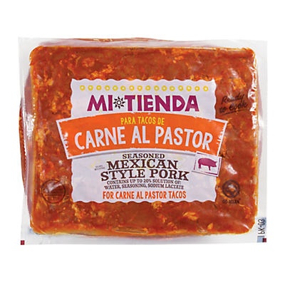 slide 1 of 1, Mi Tienda Seasoned Mexican Style Pork- Para Tacos de Carne Al Pastor, per lb