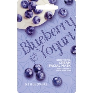 slide 1 of 1, CVS Health Blueberry Yogurt Soothing Cream Facial Mask, 1 ct