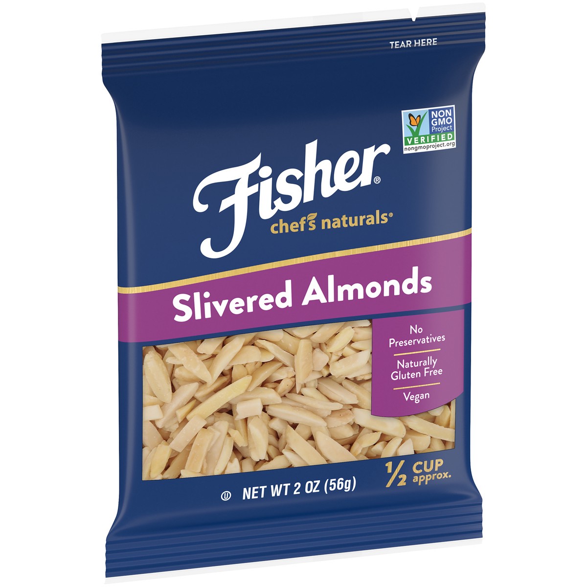 slide 9 of 14, Fisher Slivered Almonds, 2 oz