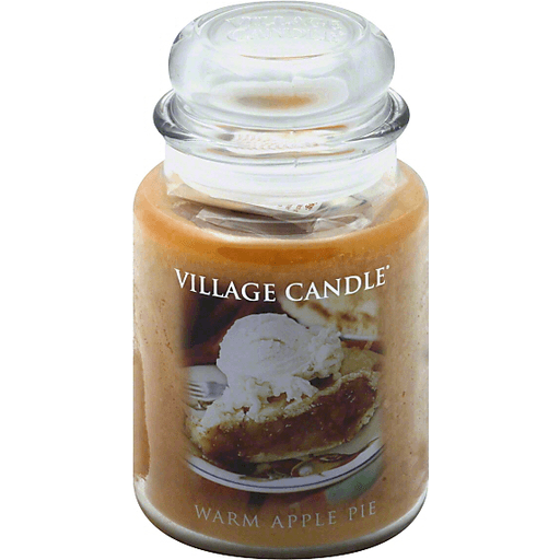 slide 3 of 3, Village Candle Candle, Warm Apple Pie, Premium Jar, 21.25 oz