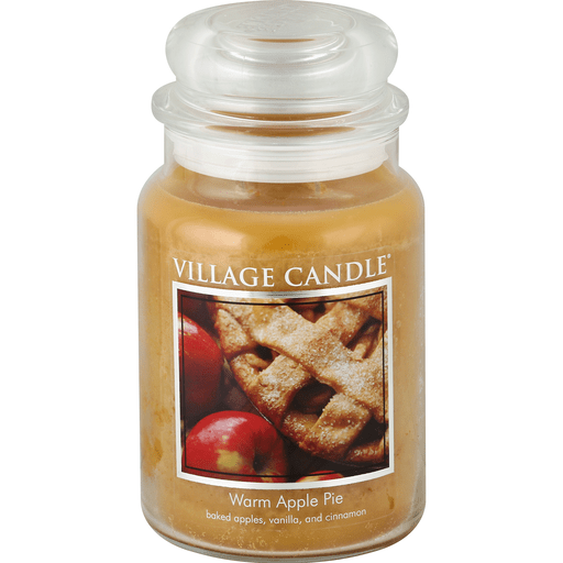 slide 2 of 3, Village Candle Candle, Warm Apple Pie, Premium Jar, 21.25 oz