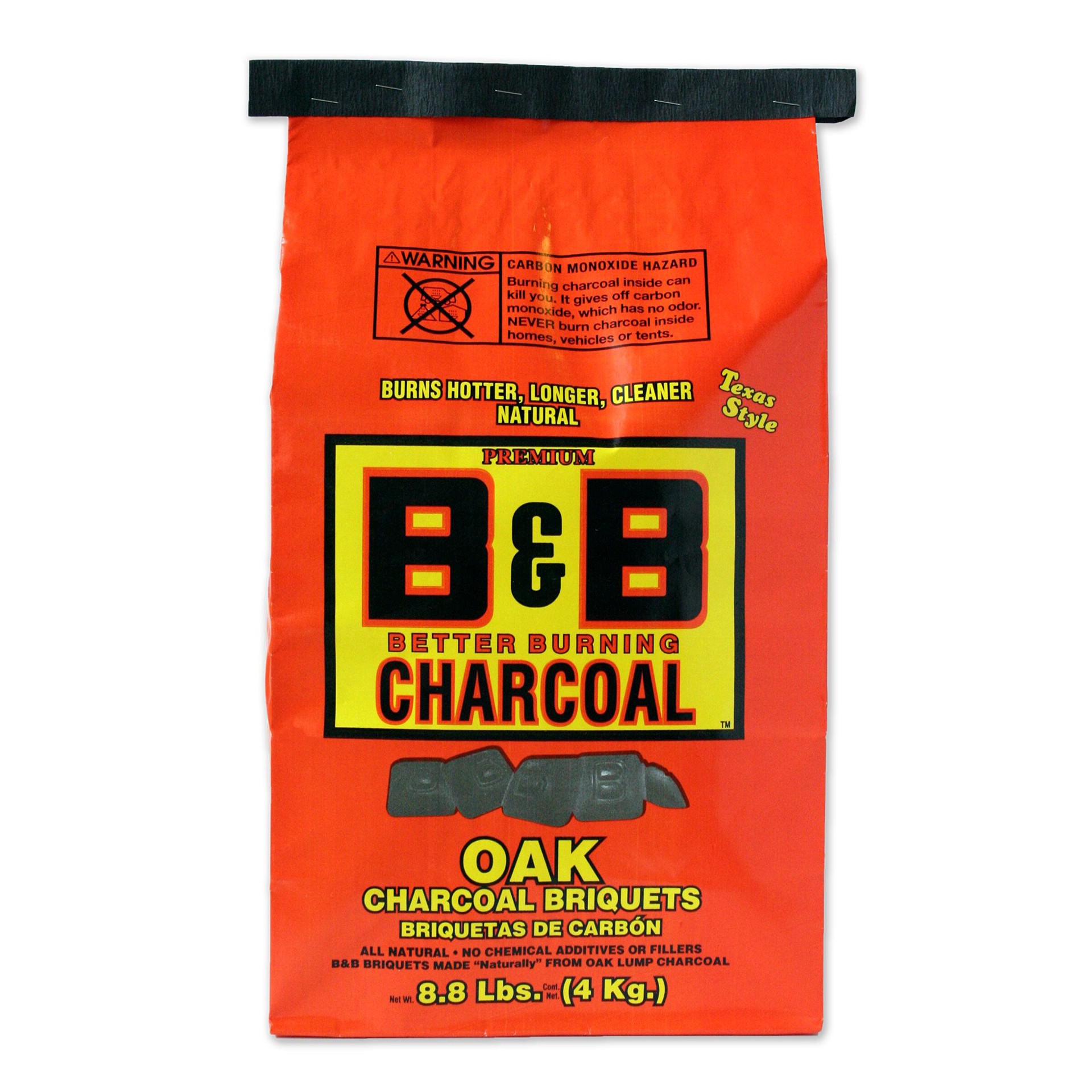 slide 1 of 1, B & B Natural Oak Charcoal Briquets, 8.8 lb