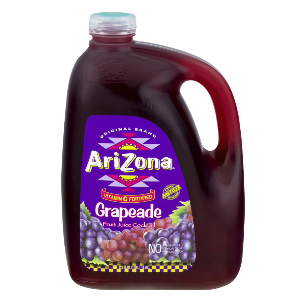 slide 1 of 1, AriZona Az Grapeade - 128 fl oz, 128 fl oz