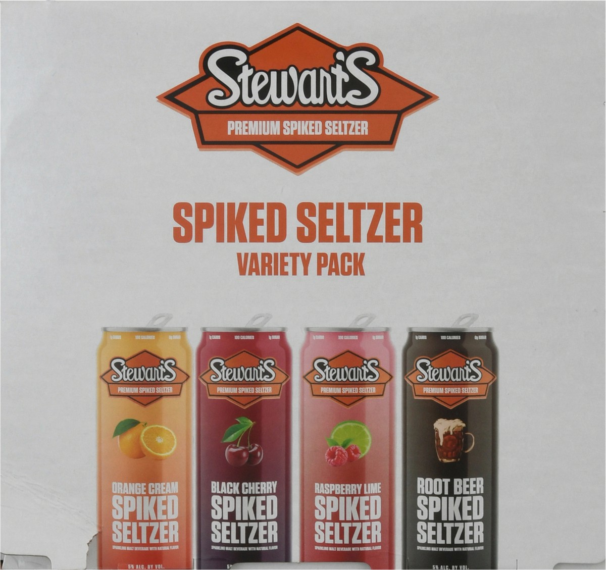 slide 12 of 13, Stewart's Variety Pack Spiked Seltzer 12 ea, 12 ct