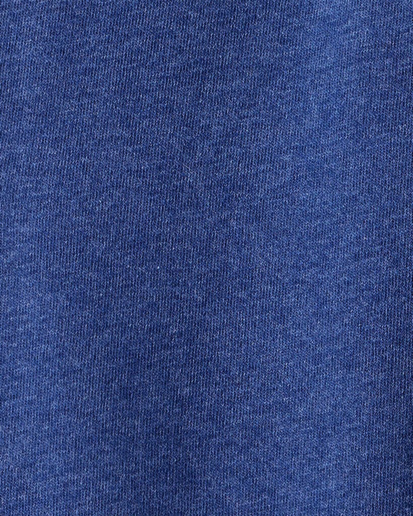 slide 3 of 3, Oshkosh Boys Solid Fleece Drawstring Joggers - Blue Blue 5, 1 ct