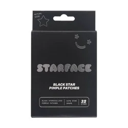 Starface Hydro-Star Black Pimple Patches 32 Each