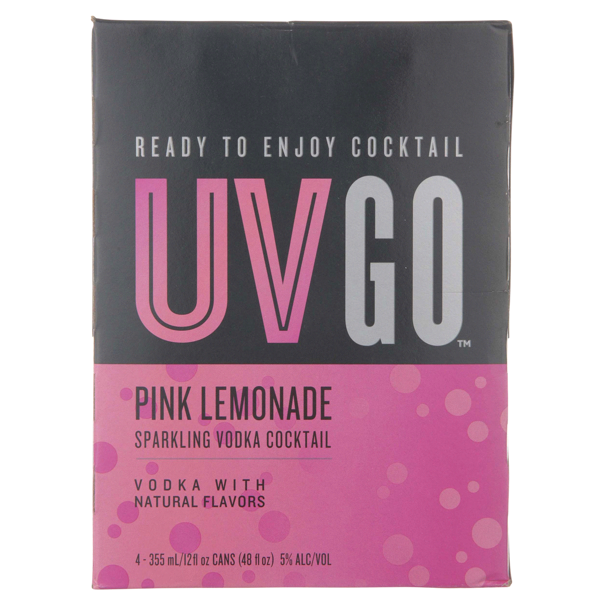 slide 1 of 1, UV Go Pink Lemonade, 4 ct; 12 fl oz