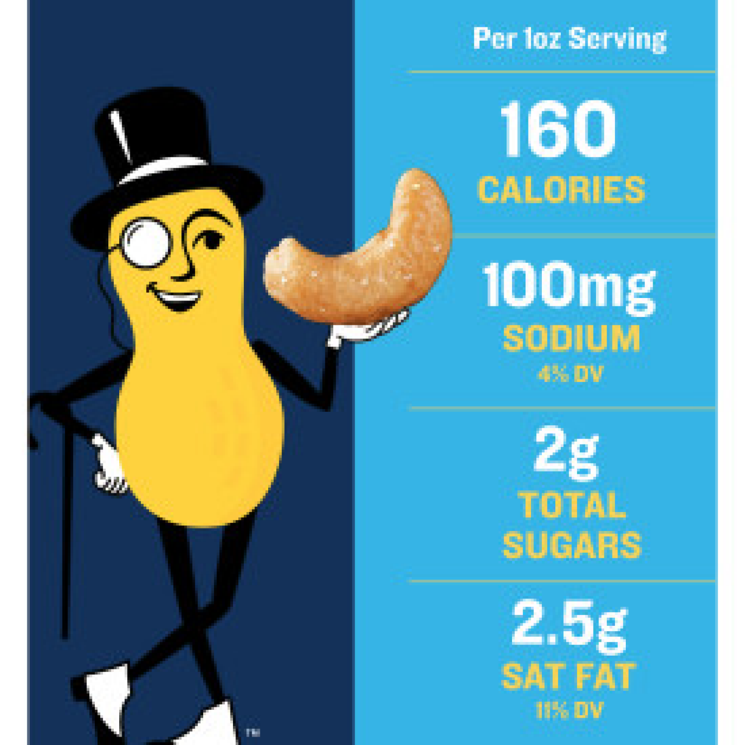 slide 4 of 5, Planters Cashew, Salted, Halves & Pieces, 8 oz
