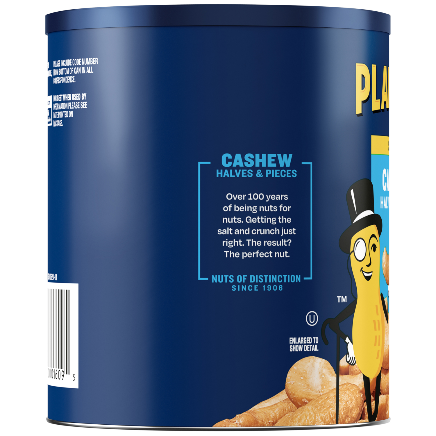 slide 2 of 5, Planters Salted Cashew Halves & Pieces 14 oz, 14 oz