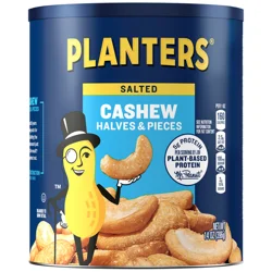 Planters Salted Cashew Halves & Pieces 14 oz