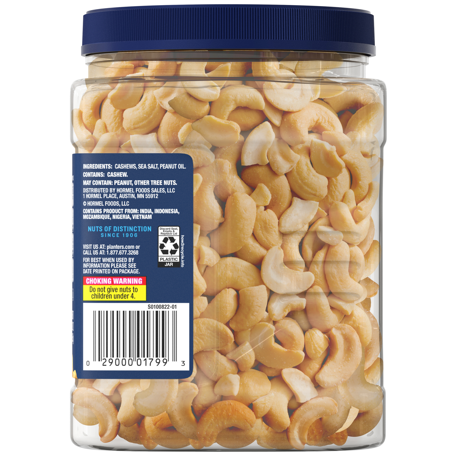 slide 3 of 4, Planters Deluxe Whole Salted Cashews 33 oz, 33 oz