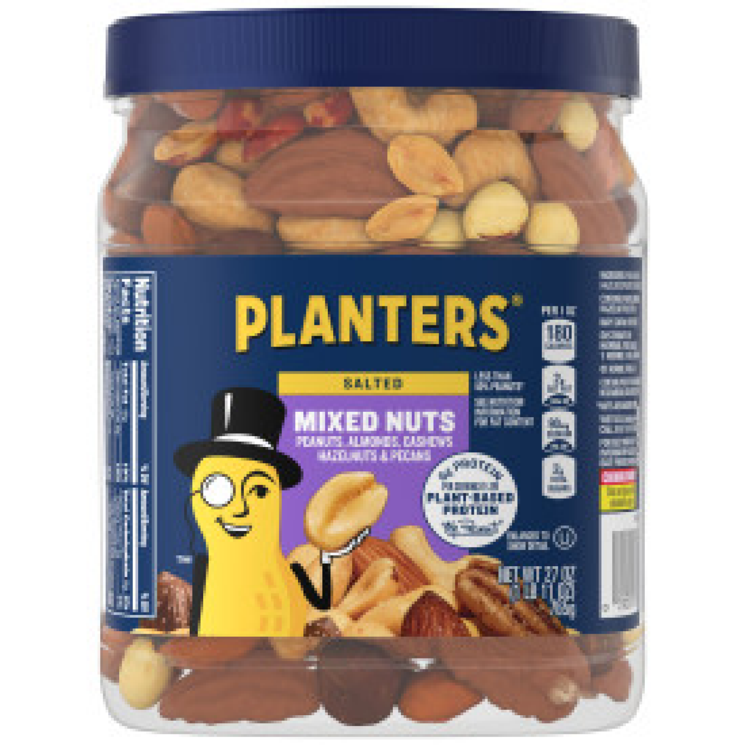 slide 1 of 5, Planters Deluxe Salted Mixed Nuts 27 oz, 27 oz