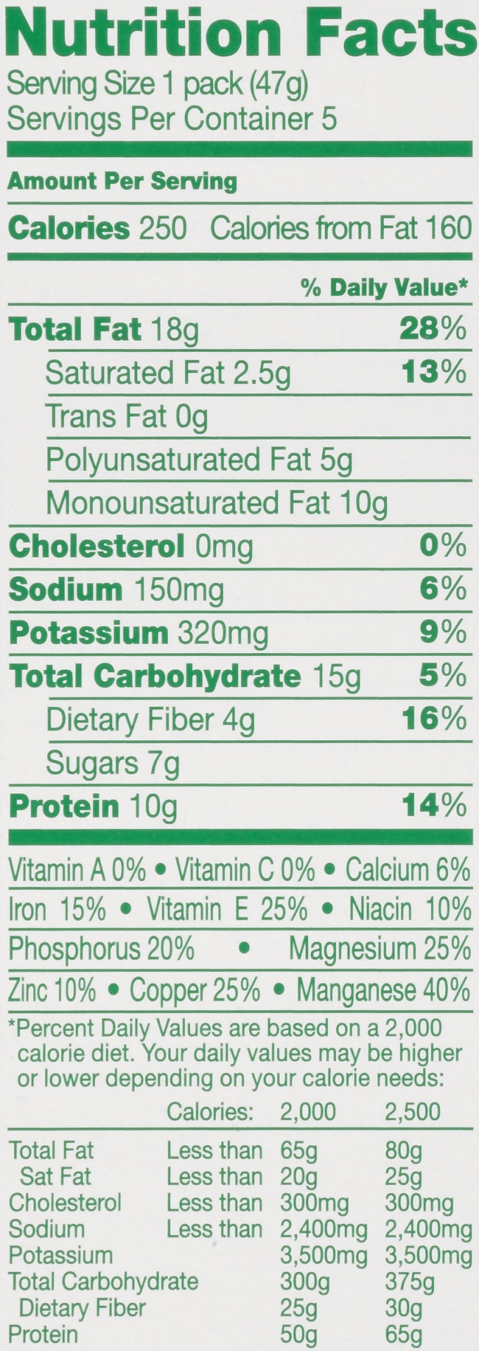 slide 5 of 6, Planters NUTrition Honey Nut Protein Mix, 5 ct; 8.3 oz