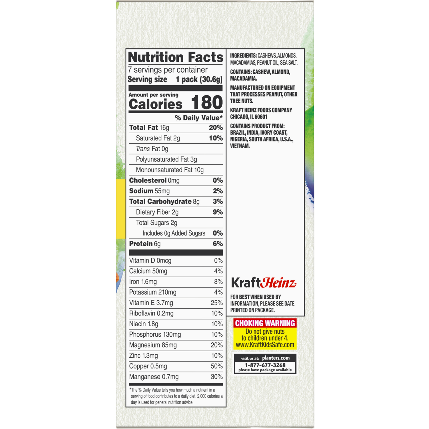 slide 2 of 4, Planters Nut-Rition Nut Mix Wholesome - 6-1.25 Oz, 1 ct