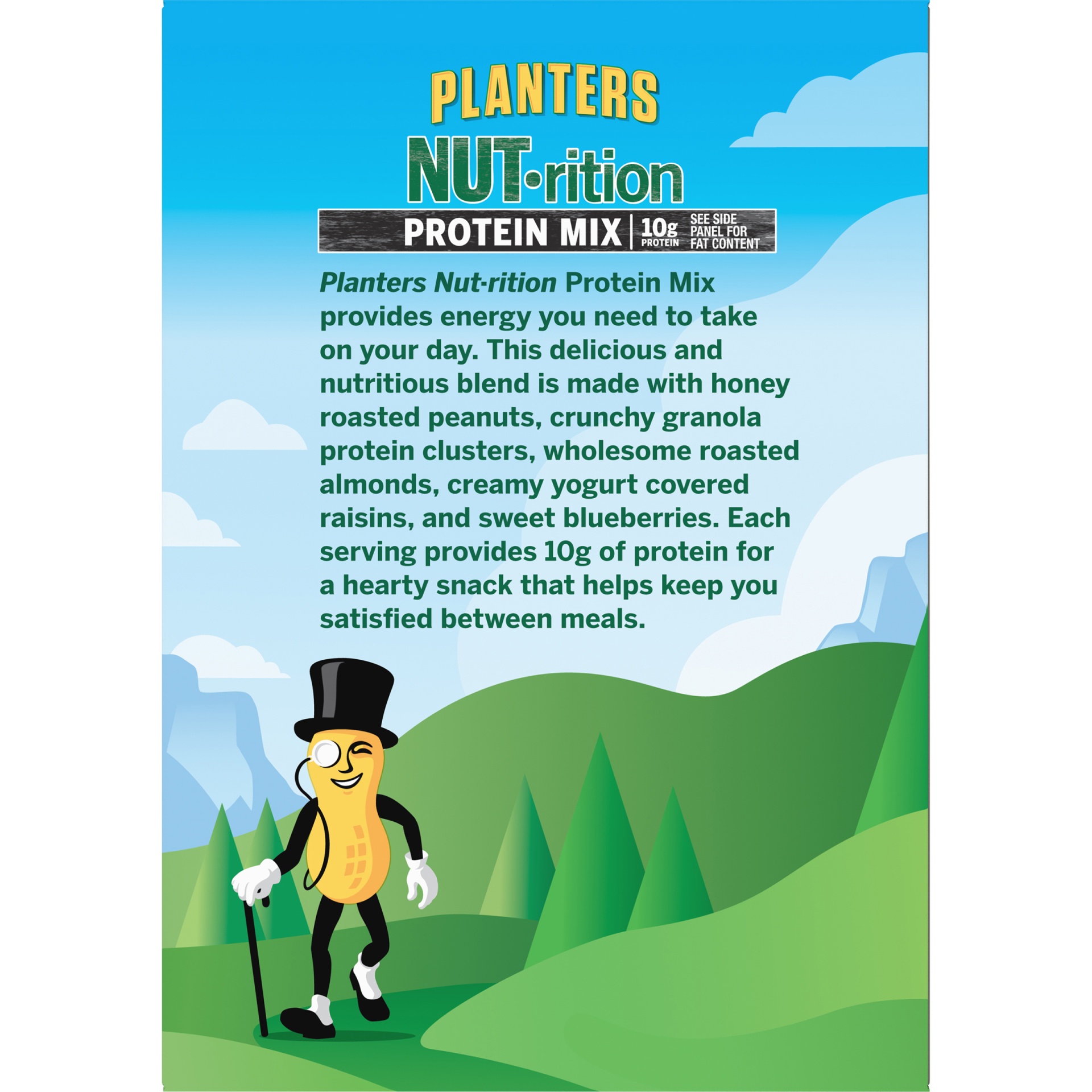 slide 4 of 6, Planters NUT-rition Blueberry Nut Protein Mix 9 oz Box, 5 ct; 1.8 oz